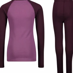 Outlet SKI INDUSTRIES baselayer set, undertøy, junior Grape/dusty Grape