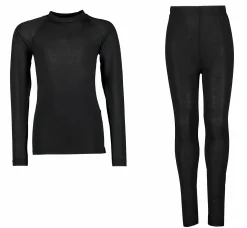 New SKI INDUSTRIES baselayer set, undertøy, junior Black