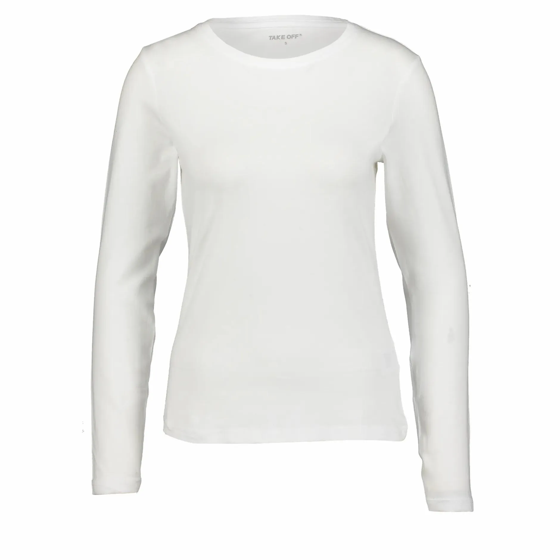 Best TAKEOFF basic long sleeved tee, langermet t-skjorte, dame White