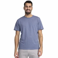 TAKEOFF basic tee m Blue Melange