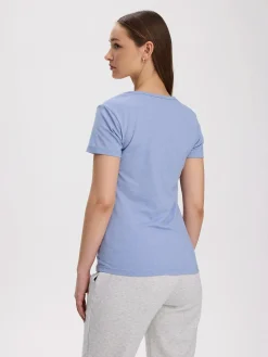Best TAKEOFF basic tee w Lavender Blue Mel