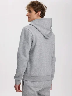 Outlet TAKEOFF basic zip hood m Grey Melange