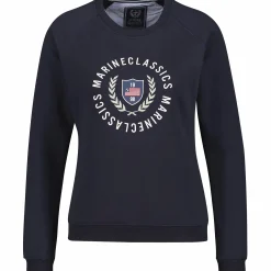 Sale MARINE CLASSIC bay w sweat crew neck NAVY