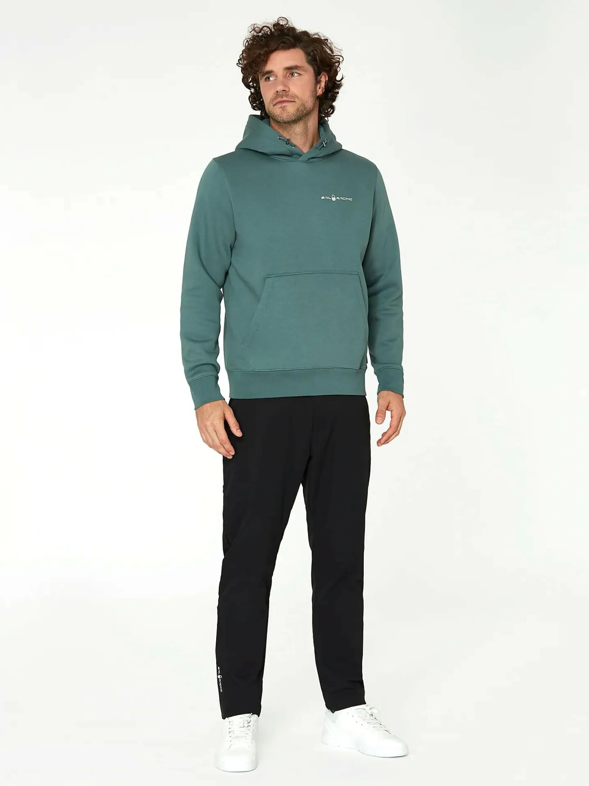 Best SAIL RACING bowman logo hood men TEEL GREEN