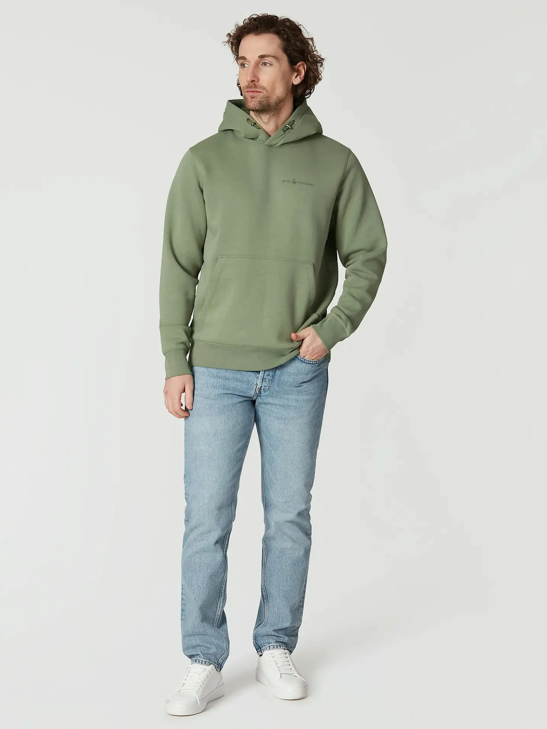 Clearance SAIL RACING bowman logo hood men HEDGE GREEN