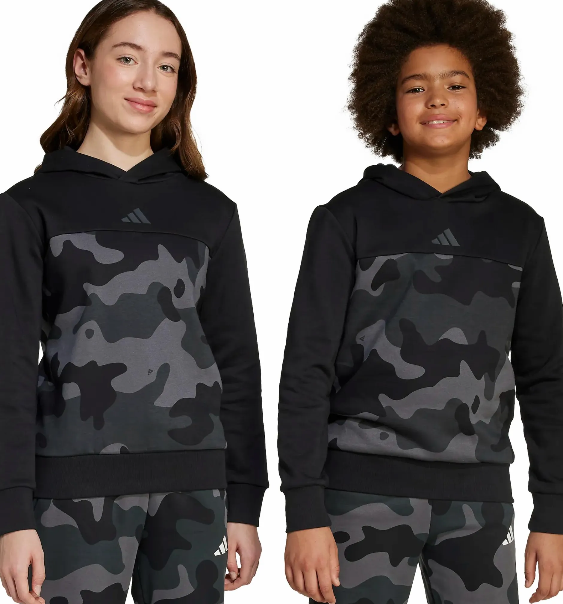 Hot ADIDAS camo fl hood jr BLACK/WHITE