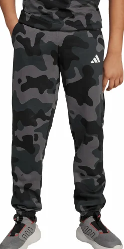 New ADIDAS camo fleece pant jr BLACK/WHITE