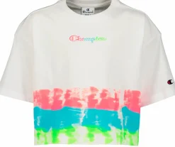 Online CHAMPION color tee g jr White