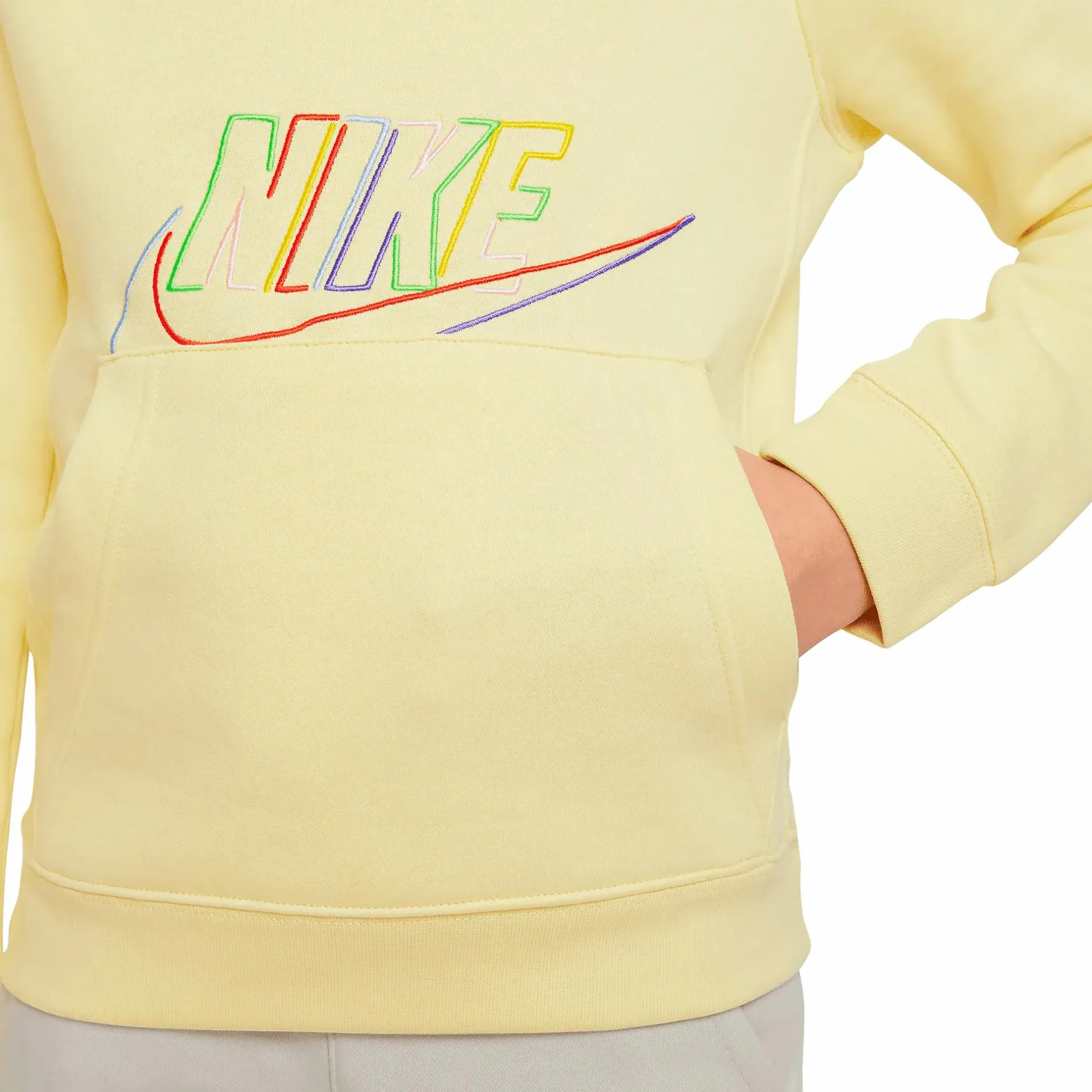 Outlet NIKE core po hoodie b jr Lemon Chiffon