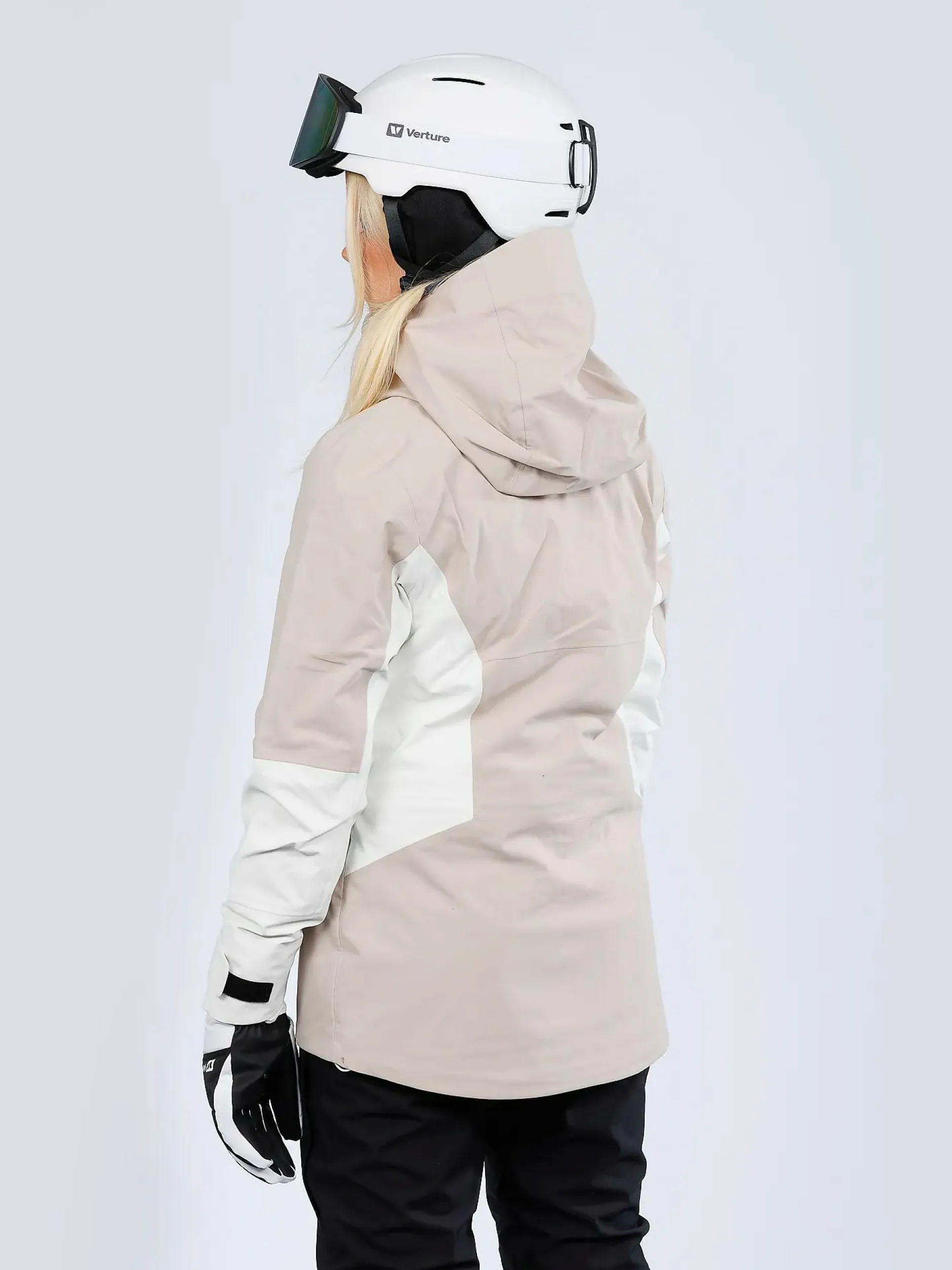 Discount VERTURE courmayeur 3l jacket w Khaki/off White