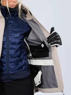 Discount VERTURE courmayeur 3l jacket w Khaki/off White