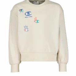New CHAMPION crewneck sweatshirt g jr White