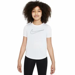 New NIKE dri-fit tee g jr White/Black