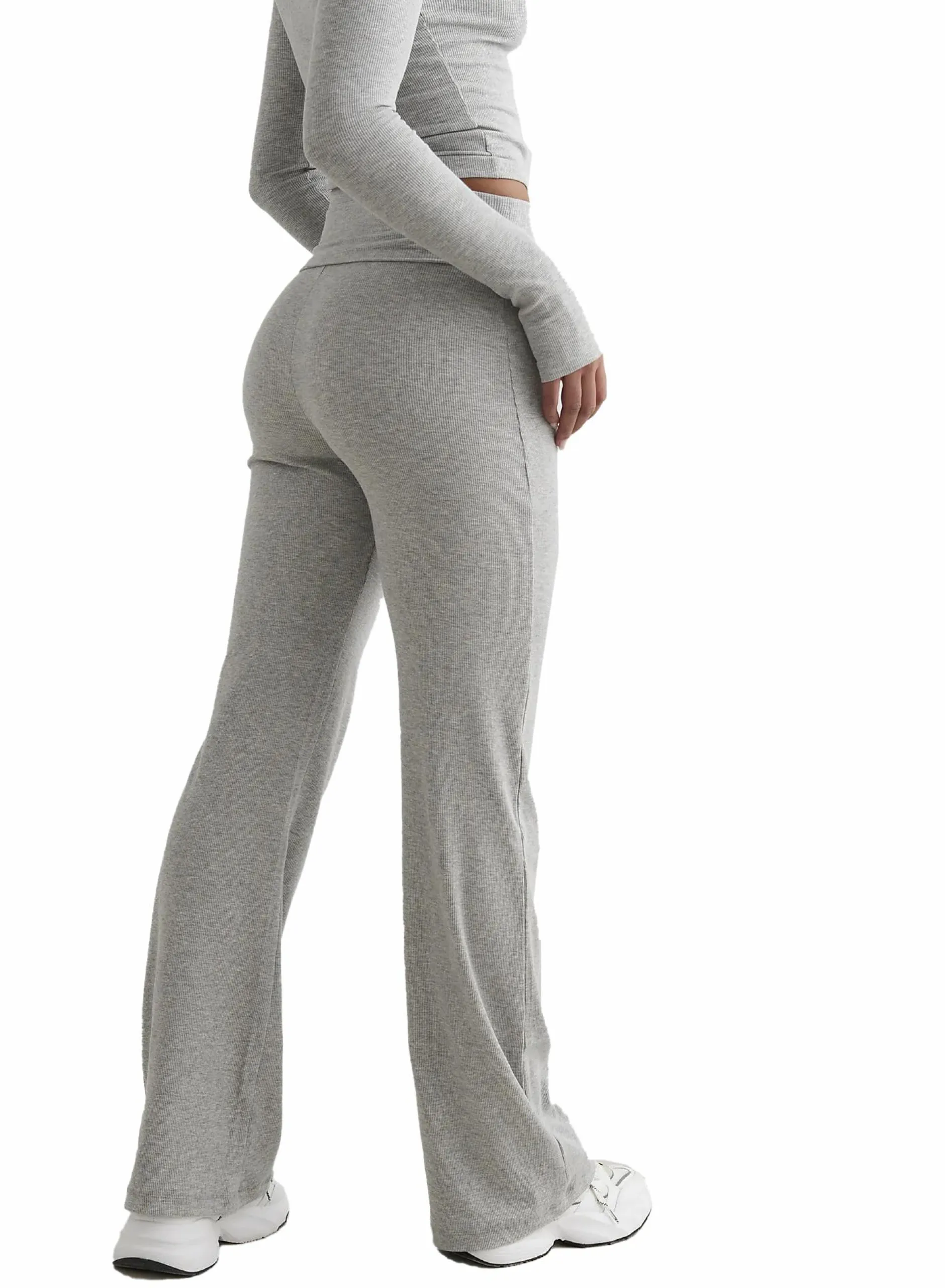 Outlet AIM´N ease ribbed pants Grey Melange