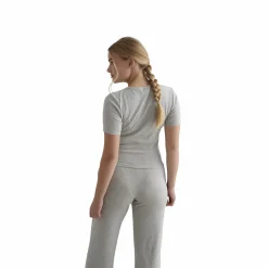 Online AIM´N ease ribbed short sleeve Grey Melange