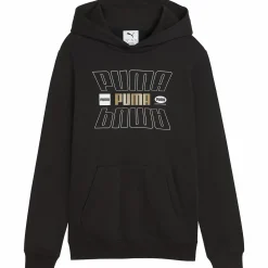 Sale PUMA ess logo lab holiday hoodie jr Puma Black