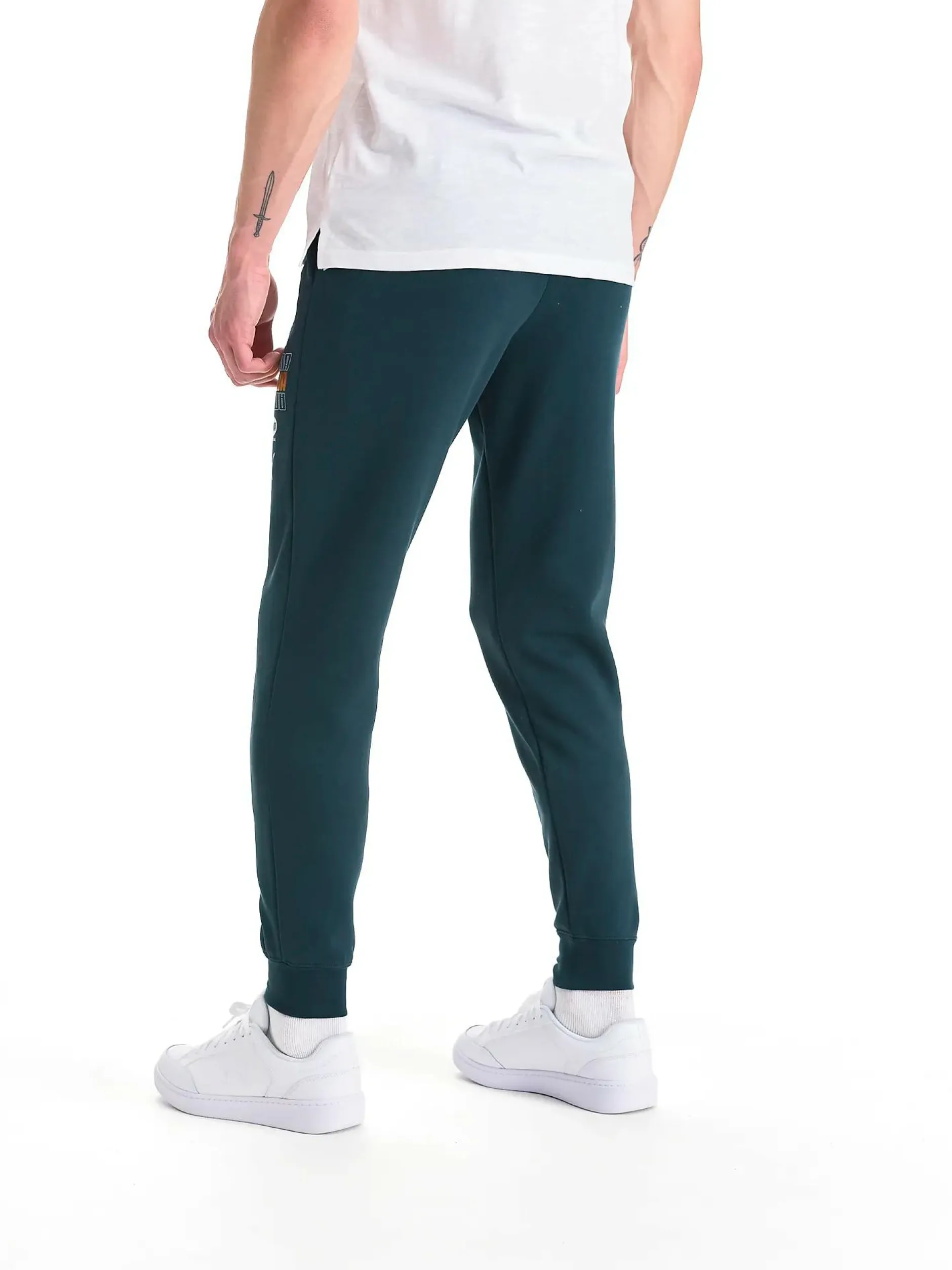 Clearance PUMA ess logo lab holiday pants m Green Terrain