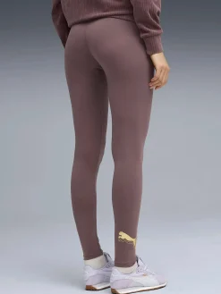Online PUMA ess metallic leggins w Raisin-metallic