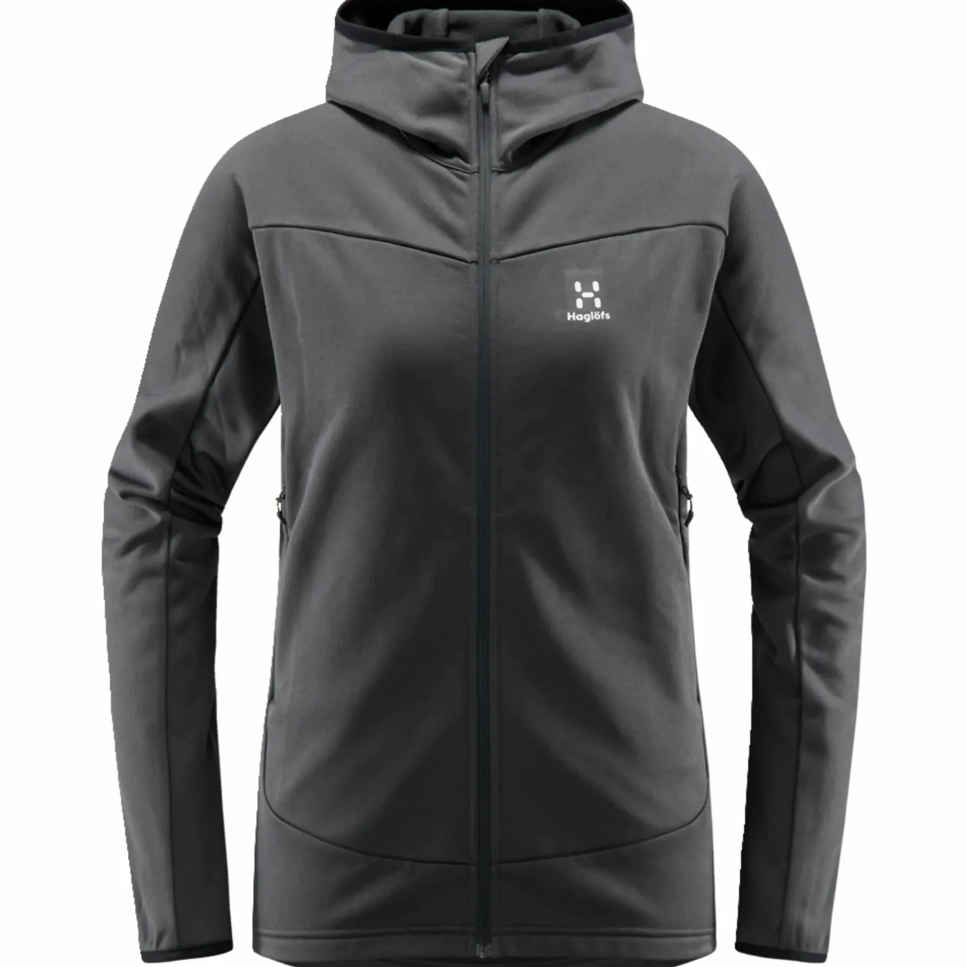 HAGLÖFS frost mid hood women MAGNETITE