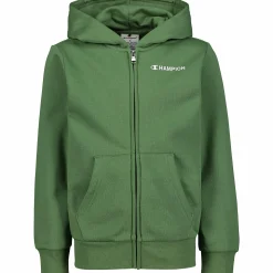 Online CHAMPION hooded full zip sweatshirt jr Green