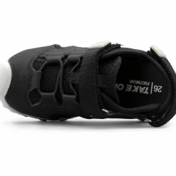 New TAKEOFF jumpy sandal kids Black/White