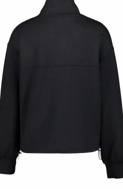 New LE DON DE VIE lounge half zip w Black