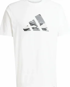 Clearance ADIDAS m camo logo tee WHITE