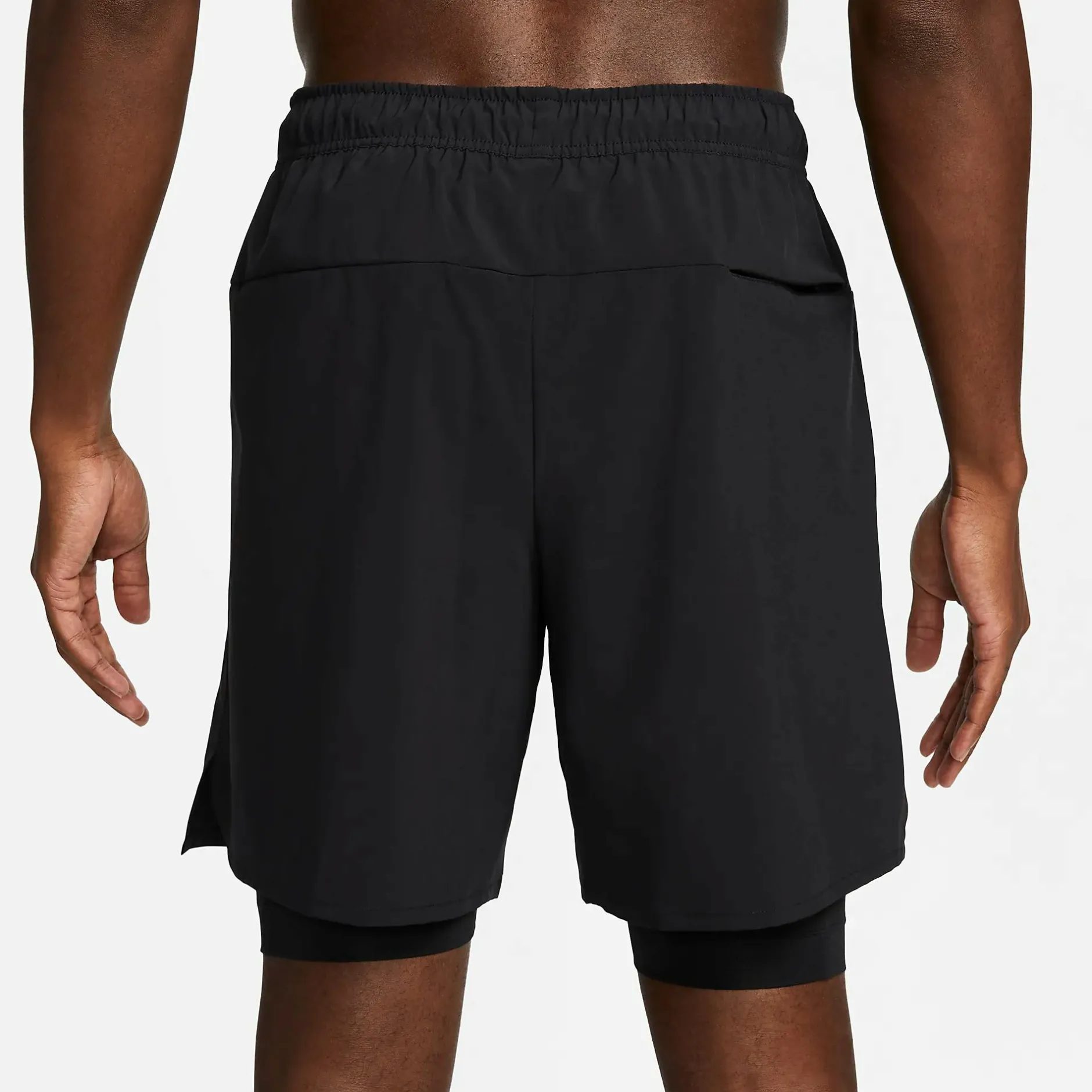 Discount NIKE m nk df unlimited wvn 7in 2in1 Black
