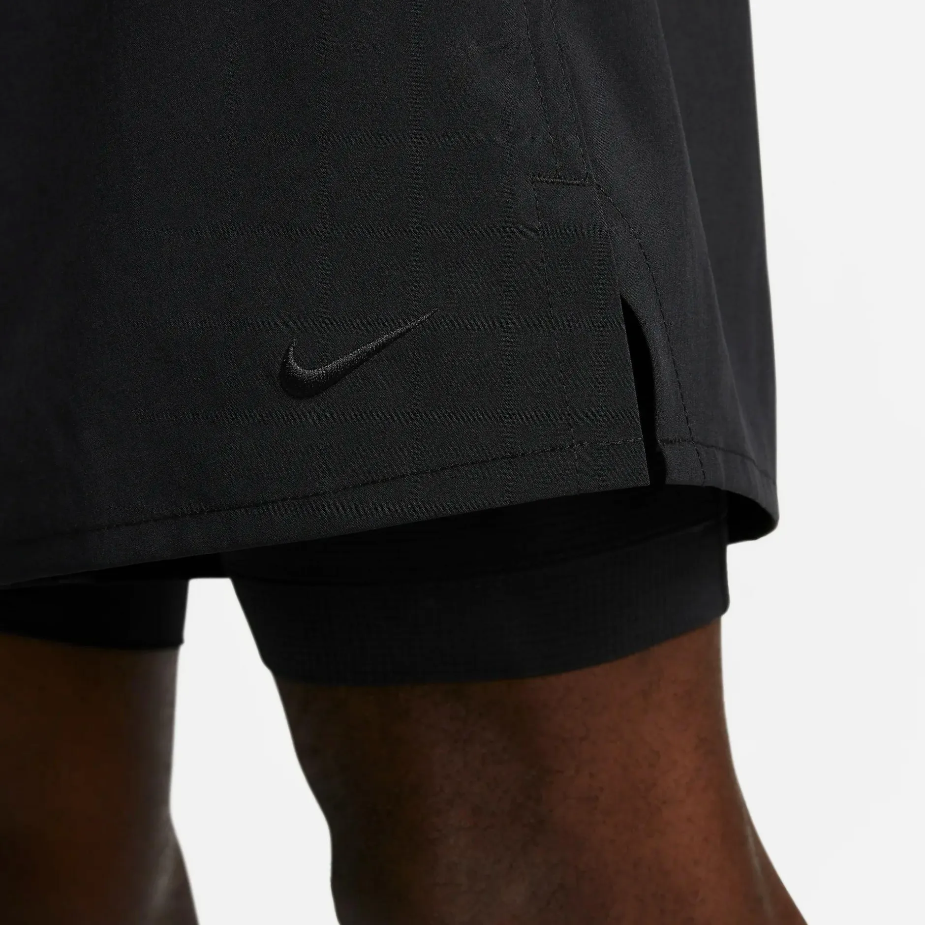 Discount NIKE m nk df unlimited wvn 7in 2in1 Black