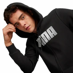 PUMA mass merch full zip hood m Puma Black