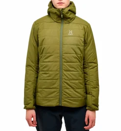 Discount HAGLÖFS mimic silver hood women OLIVE GREEN