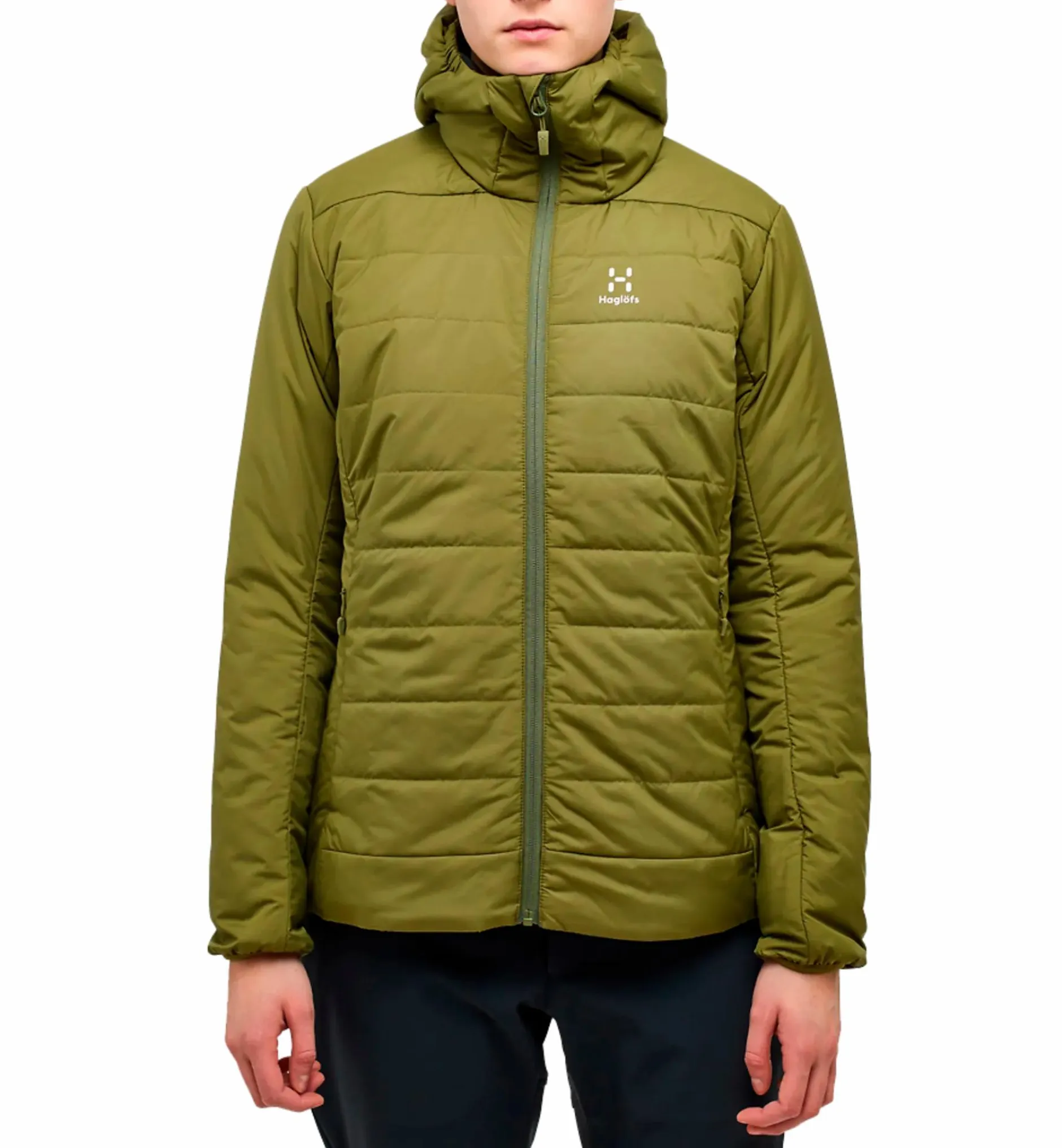 Discount HAGLÖFS mimic silver hood women OLIVE GREEN