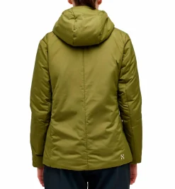 Discount HAGLÖFS mimic silver hood women OLIVE GREEN