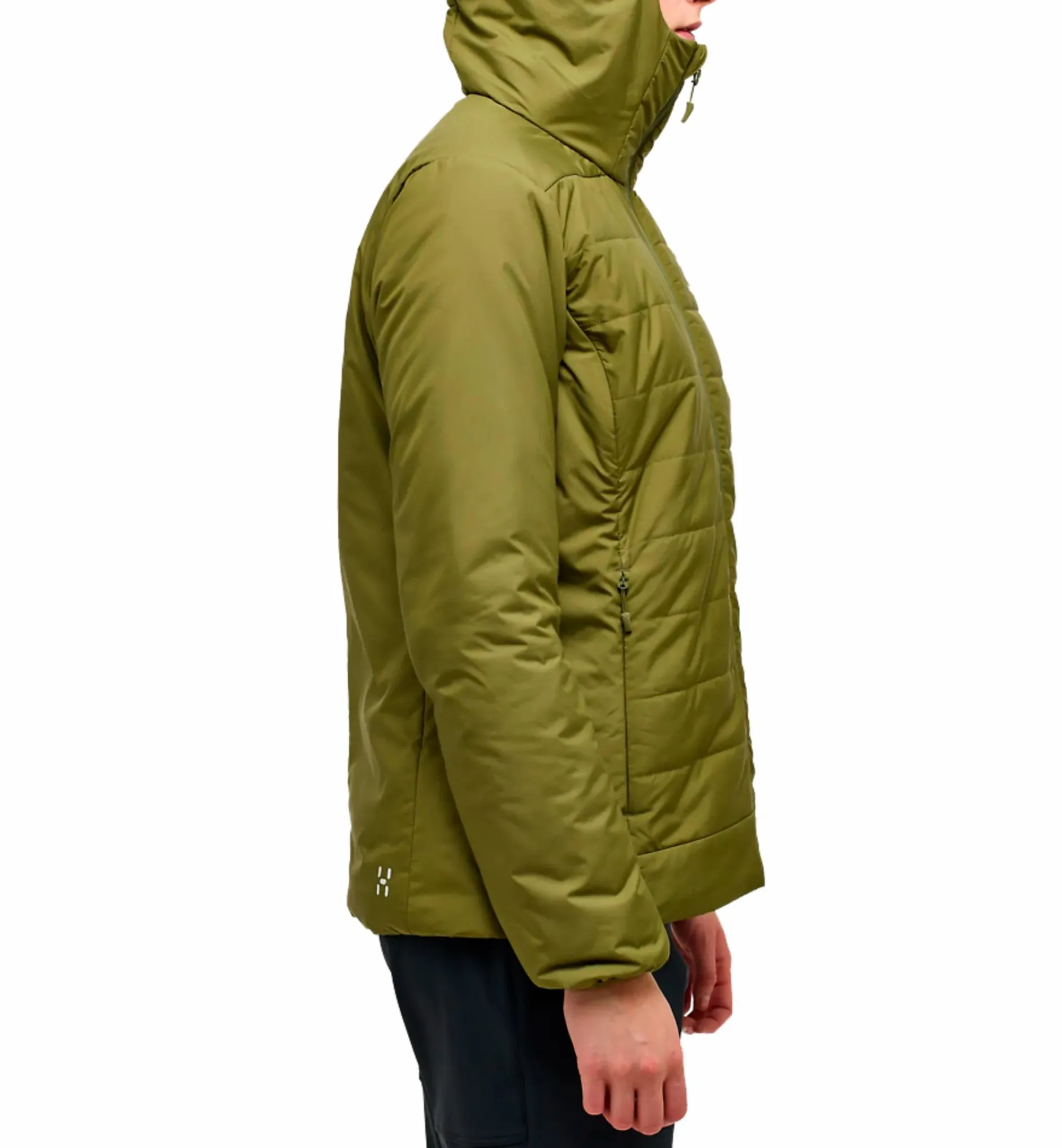 Discount HAGLÖFS mimic silver hood women OLIVE GREEN