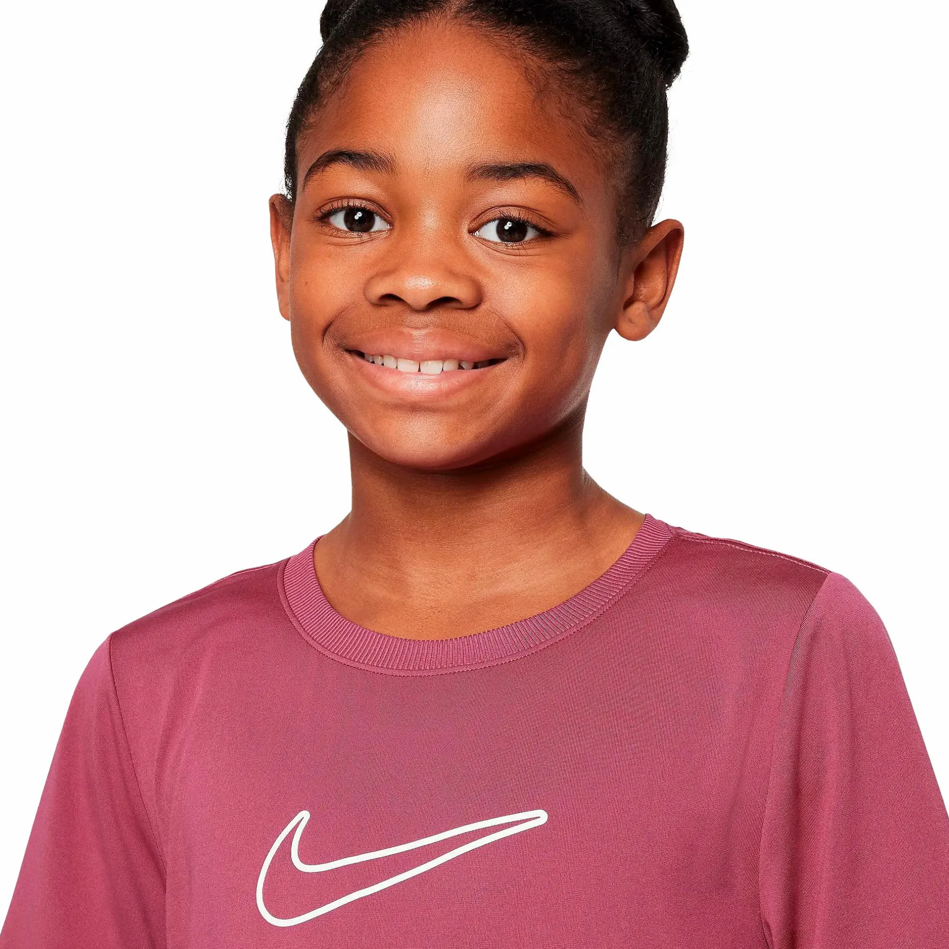 Sale NIKE one fitted big kids' Sweet Beet/wh