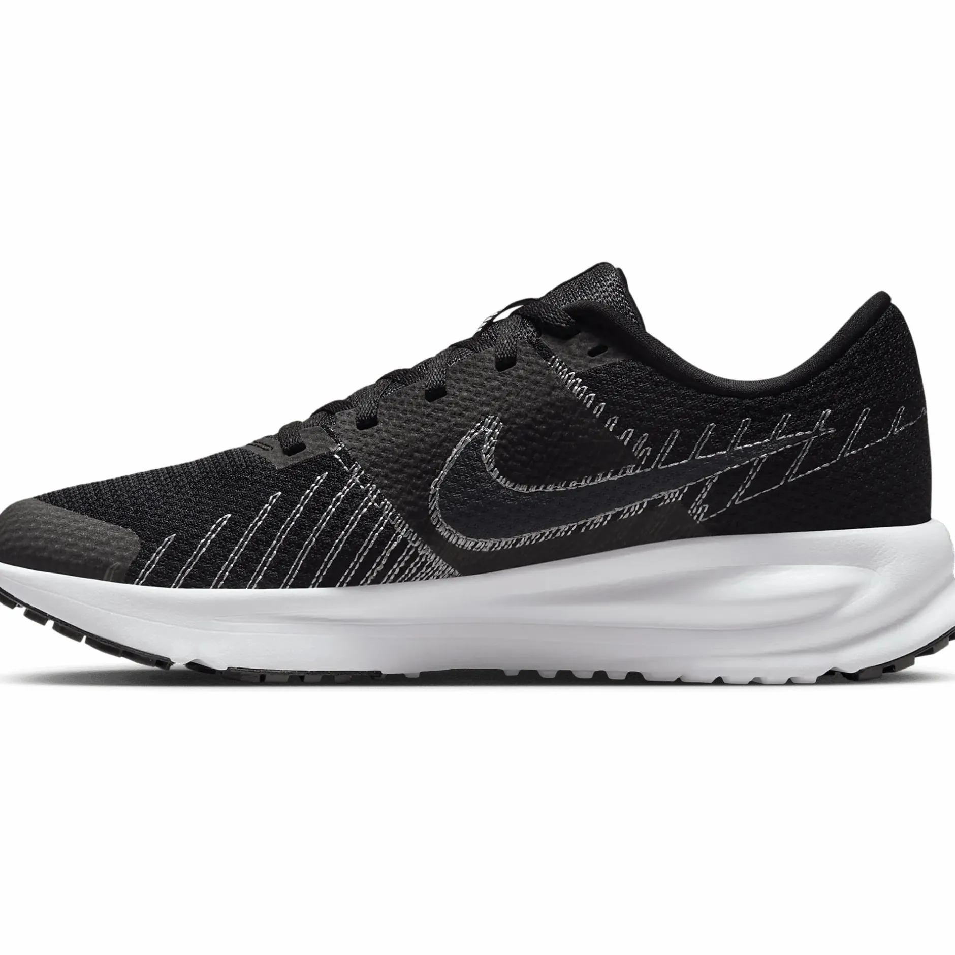 Sale NIKE run defy w BLACK/WHITE WOLF
