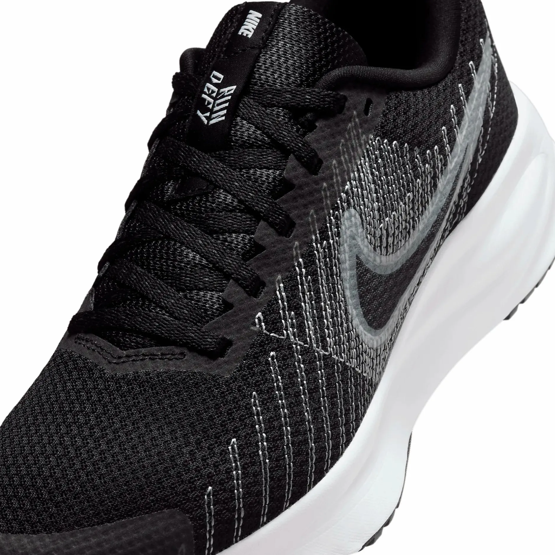 Sale NIKE run defy w BLACK/WHITE WOLF