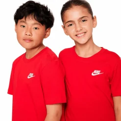 Clearance NIKE sportswear big kids' t-shirt University Red