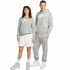 New NIKE sportswear club fleece women's Dk Grey/White