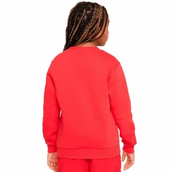 Outlet NIKE sportswear club fleece big kid University Red/Whi
