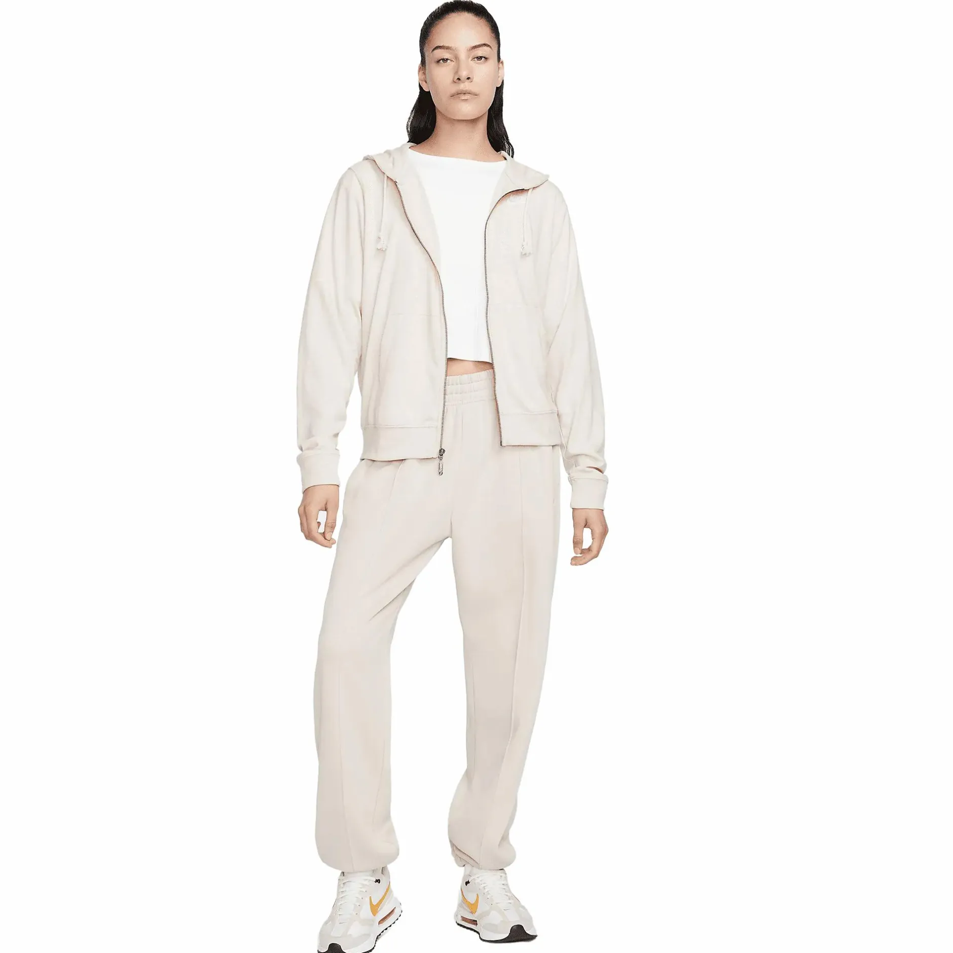 Hot NIKE sportswear gym vintage women's Sanddrift/White
