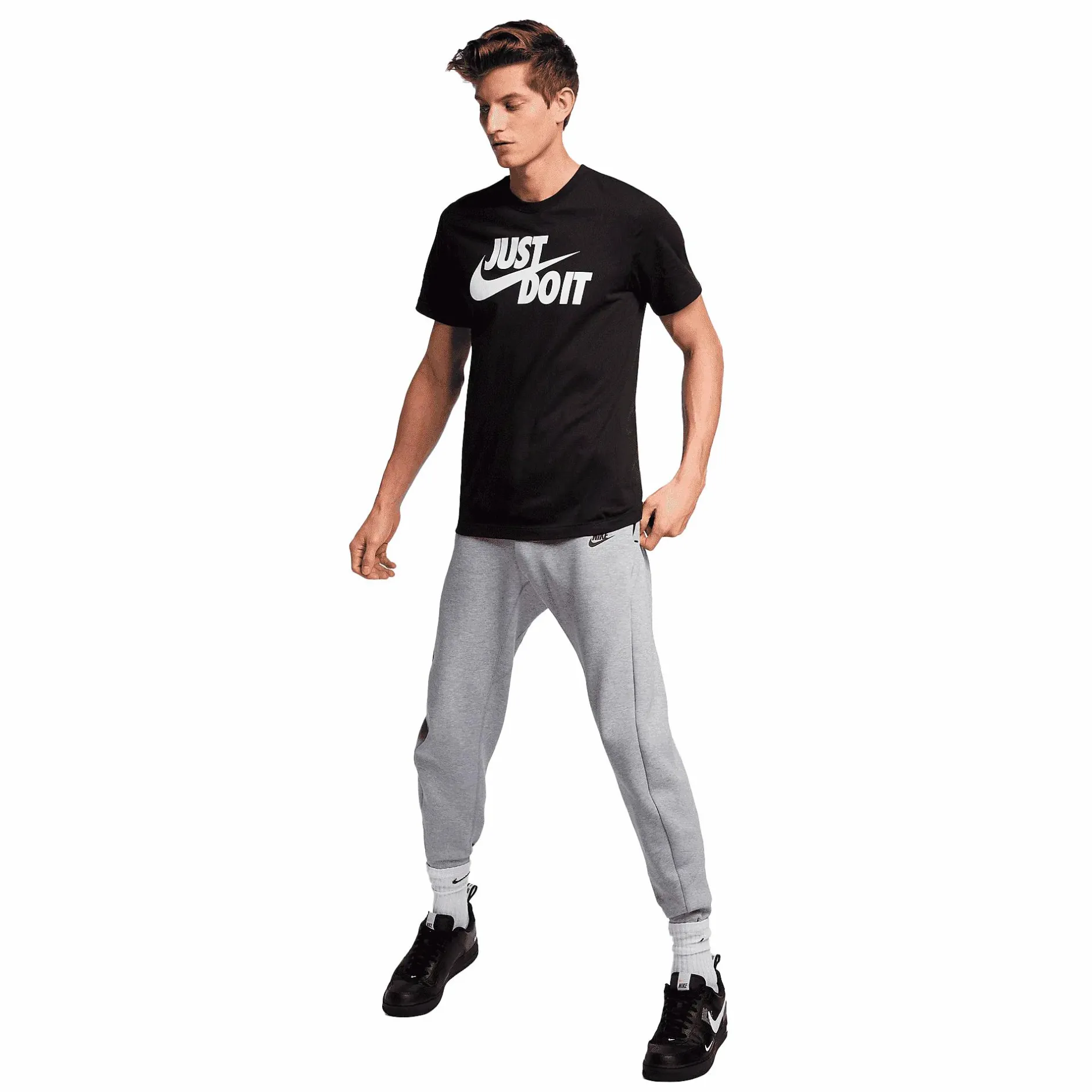 Clearance NIKE sportswear jdi men's t-shirt Black/White