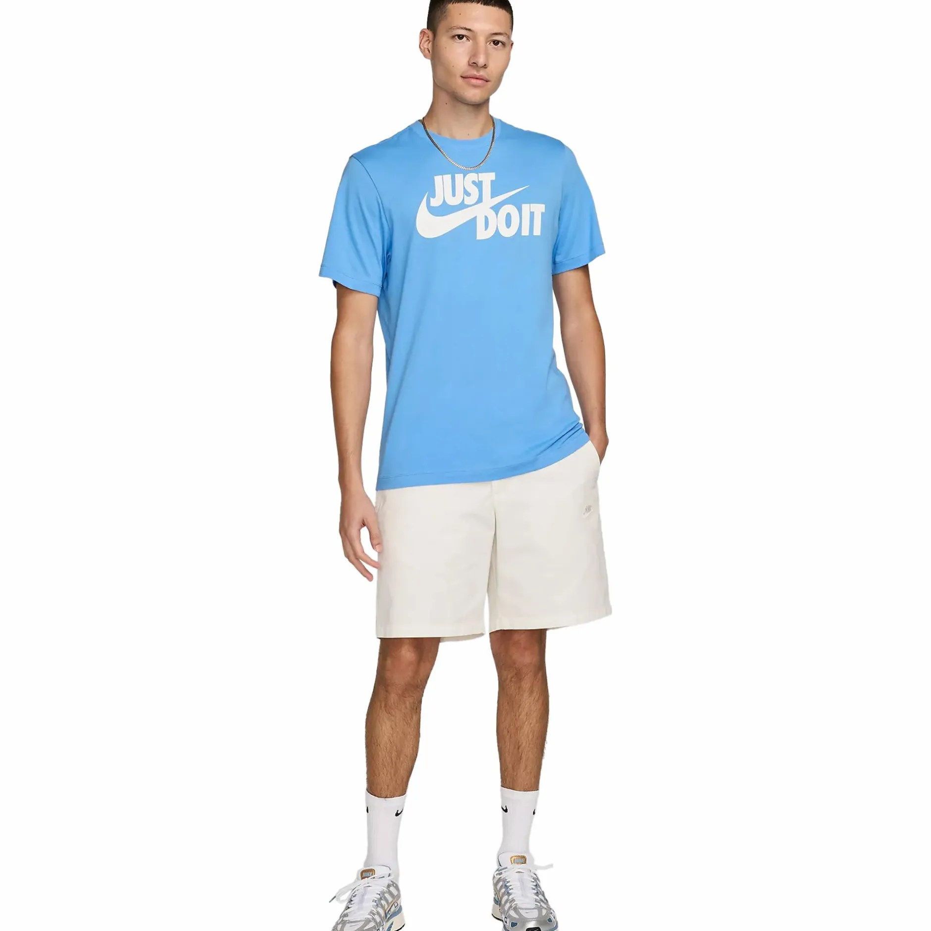 Discount NIKE sportswear jdi men's t-shirt University Blue