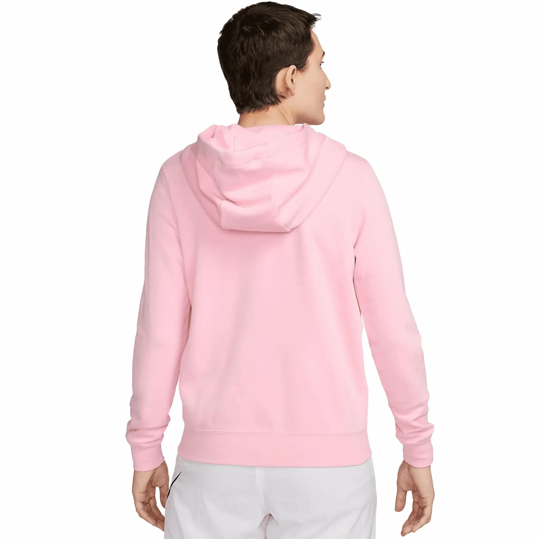 Best NIKE nsw club fz hoodie w Soft Pink/White