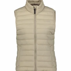 OCEAN WORKS padded vest w Khaki Beige
