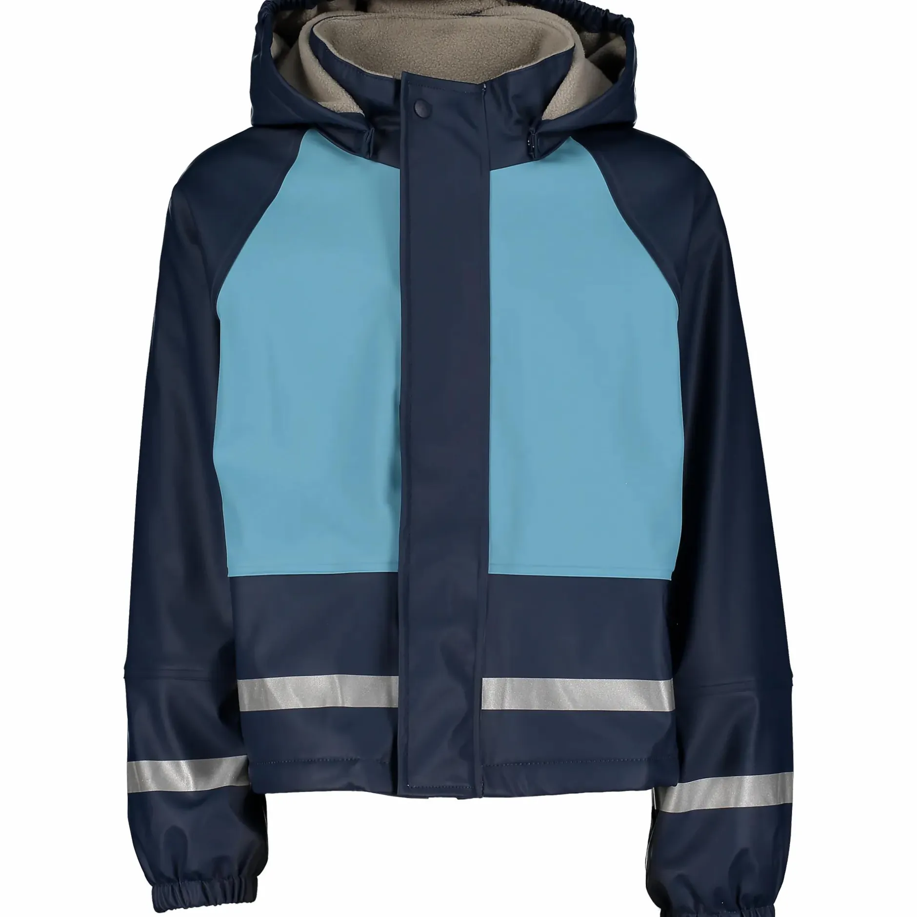 Discount OCEAN WORKS pu lined jacket jr Navy/turquiose