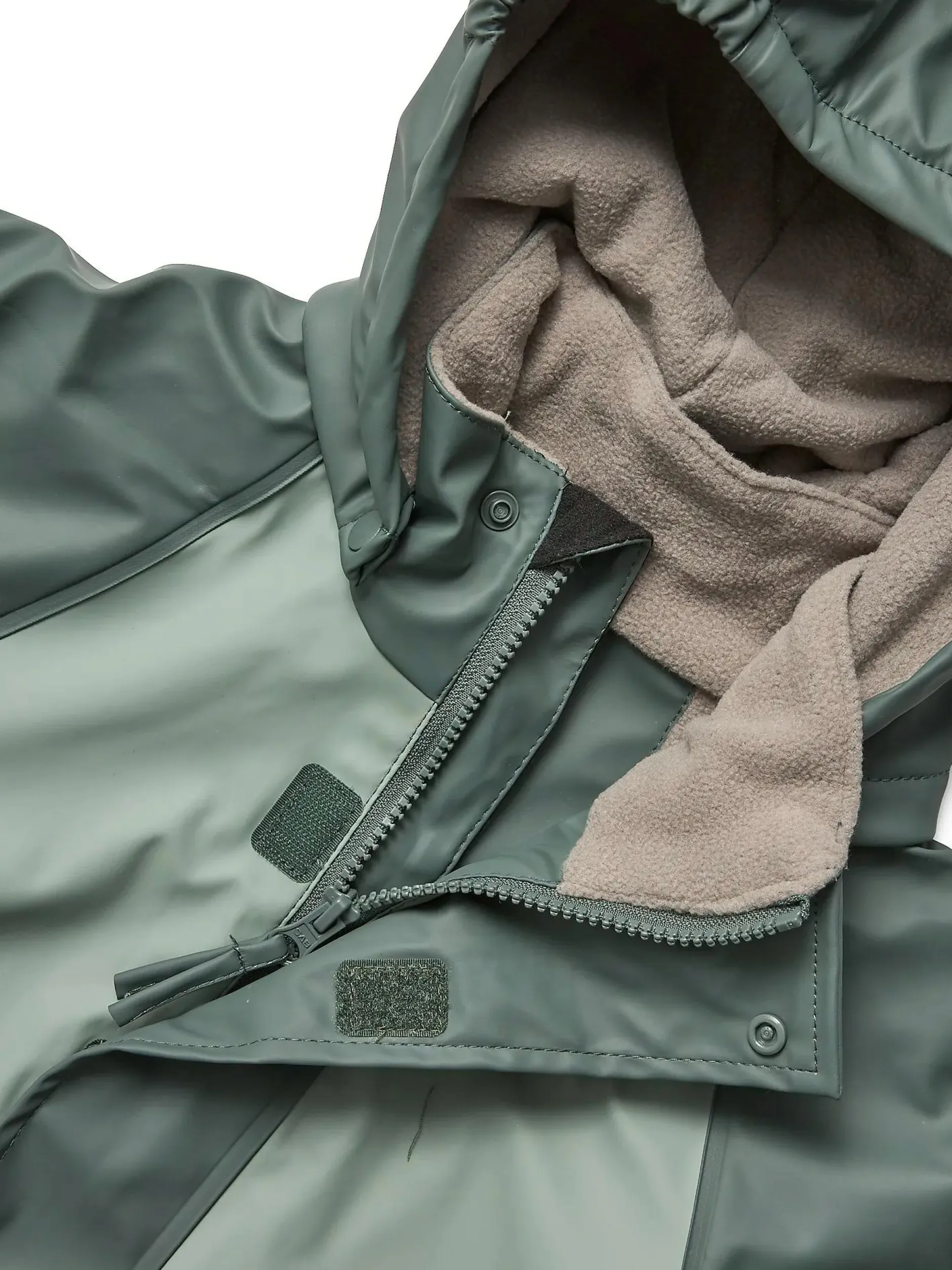 New OCEAN WORKS pu lined jacket jr Green/mint Green