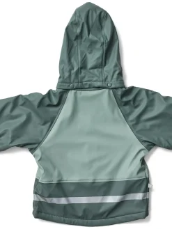 New OCEAN WORKS pu lined jacket jr Green/mint Green