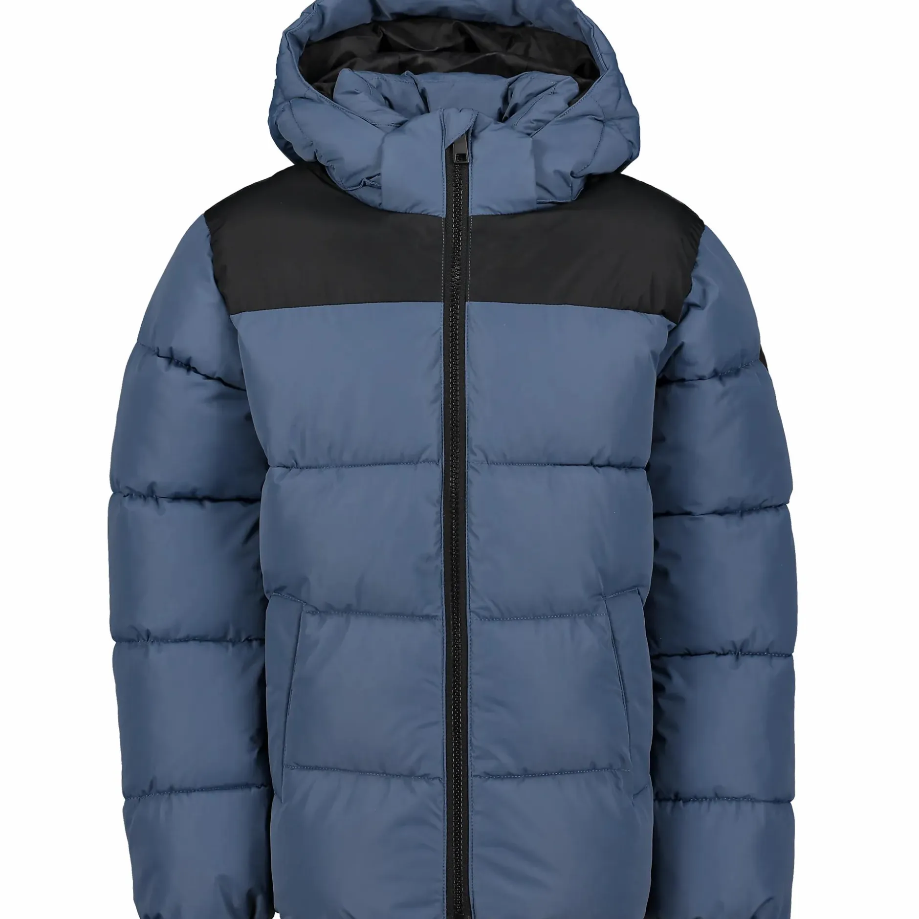 Online CROSS SPORTSWEAR puffer hood jkt jr Mid Blue/Black