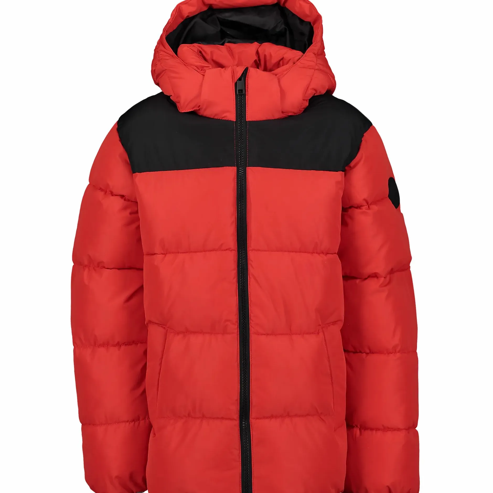 Hot CROSS SPORTSWEAR puffer hood jkt jr Red/Black